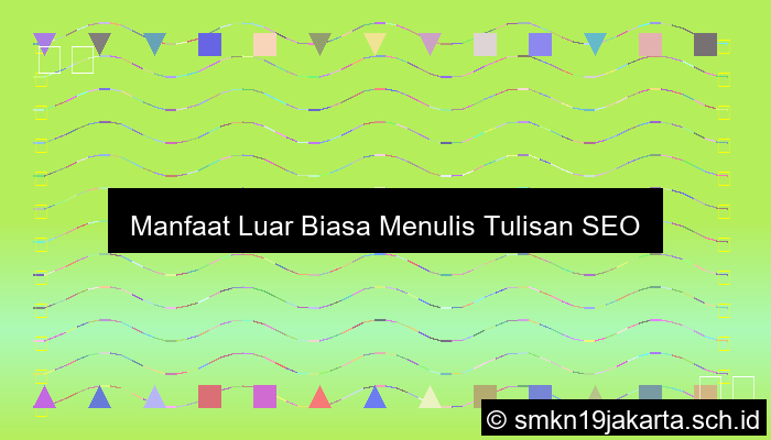 Sebutkan Manfaat