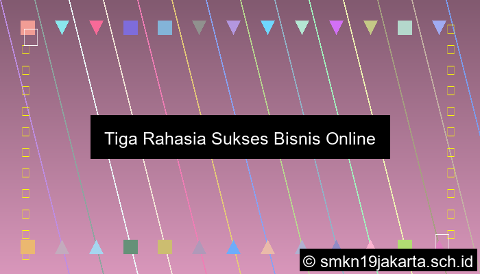 Sebutkan Tiga