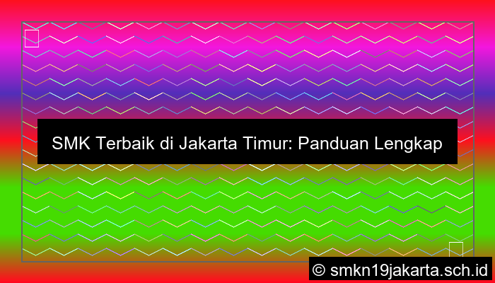 Smk Jakarta Timur