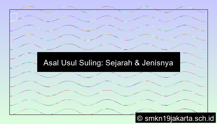 Suling Berasal Dari