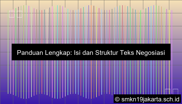 Teks Negosiasi Biasanya Mengandung