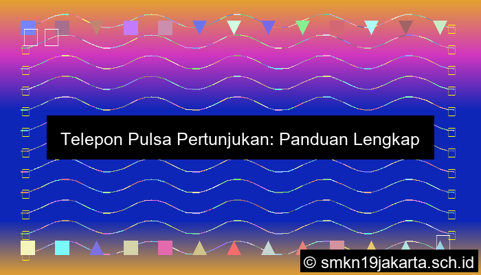 Telepon Pulsa Pertunjukan
