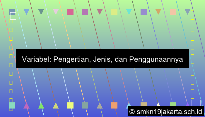 Variabel Disebut Juga Dengan