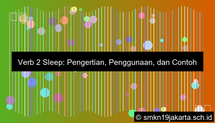 Verb 2 Sleep
