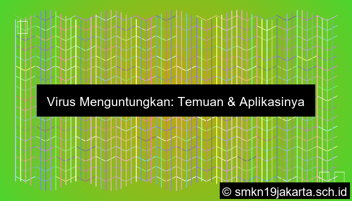 Virus Yang Menguntungkan