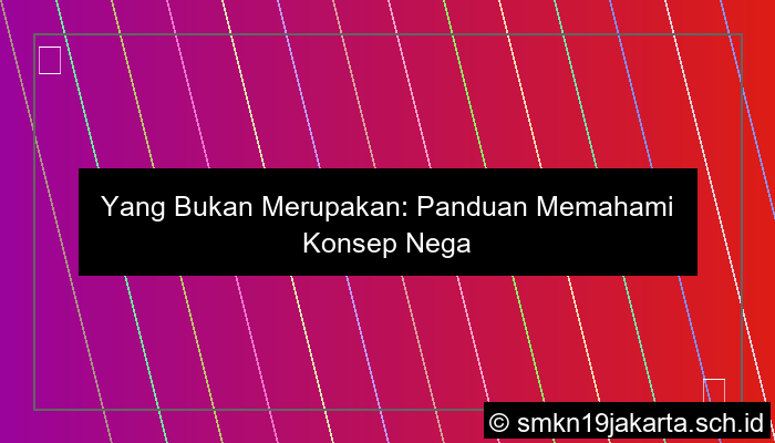 Yang Bukan Merupakan