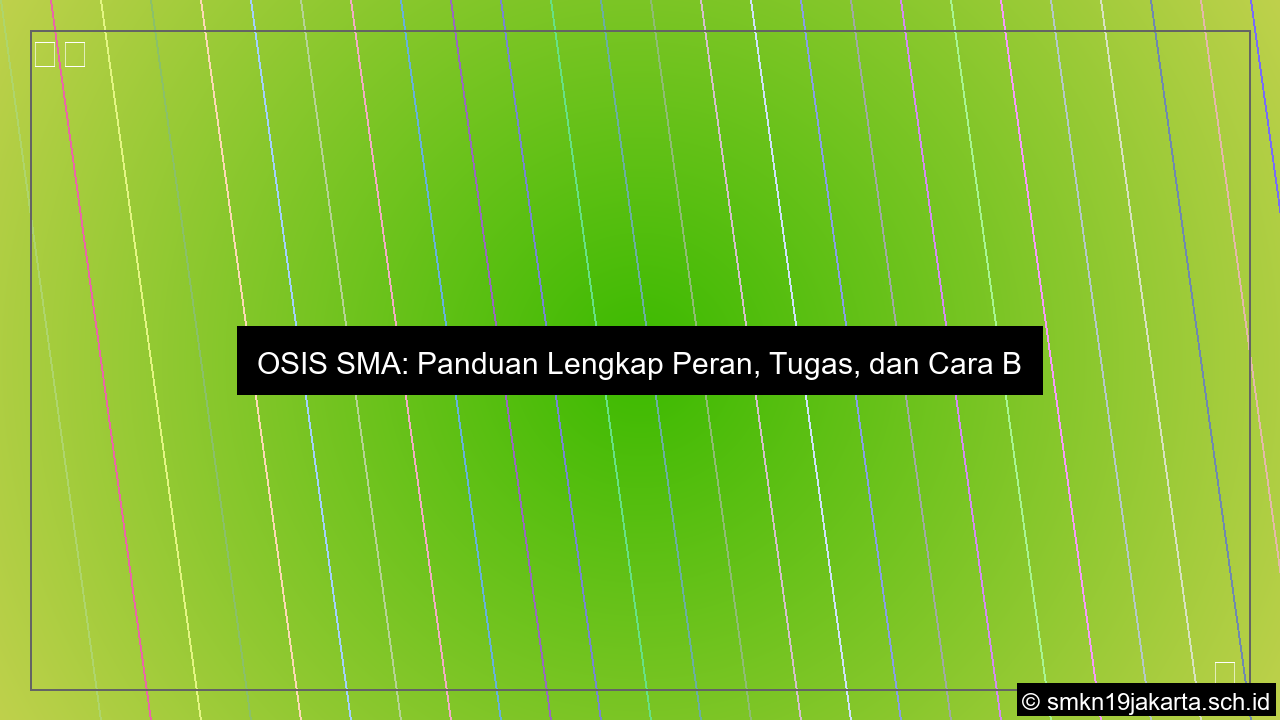 desain apa itu osis sma