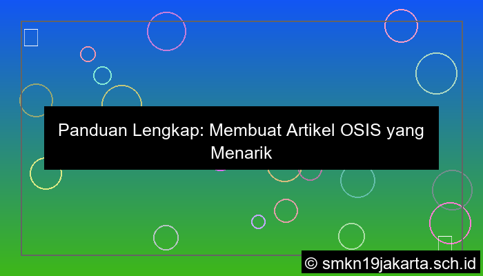 desain artikel osis