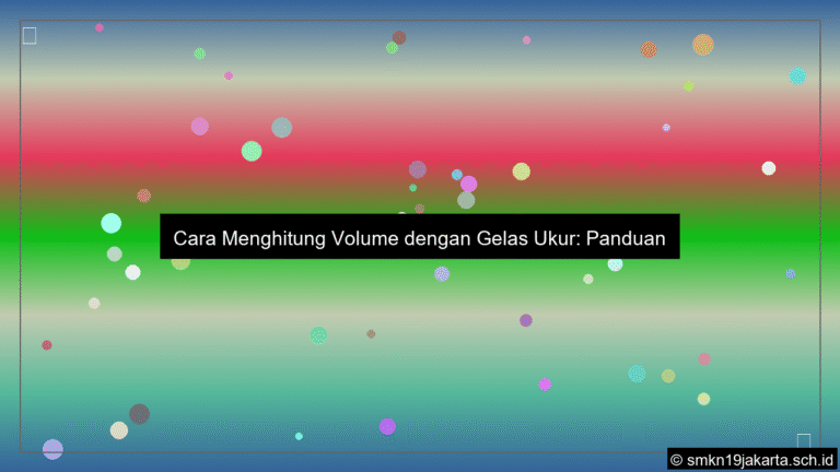 desain Cara menghitung volume dengan gelas ukur