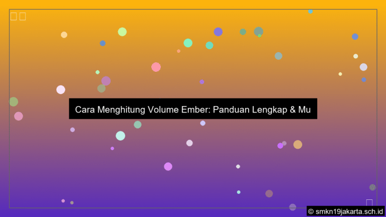 desain Cara menghitung volume ember