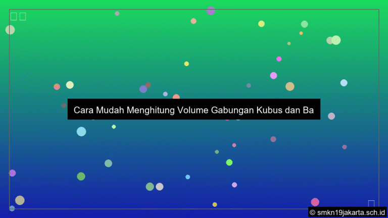 gambar Cara menghitung volume gabungan kubus dan balok