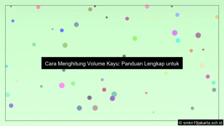 grafik Cara menghitung volume kayu