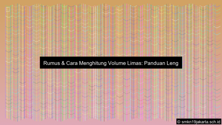 Cara menghitung volume limas