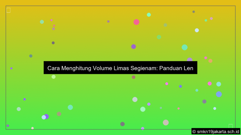 desain Cara menghitung volume limas segienam