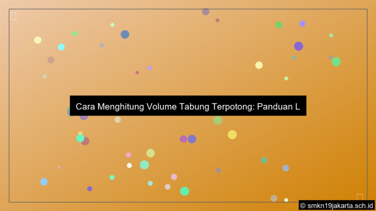 grafik Cara menghitung volume tabung terpotong