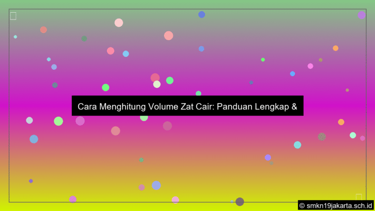 gambar Cara menghitung volume zat cair