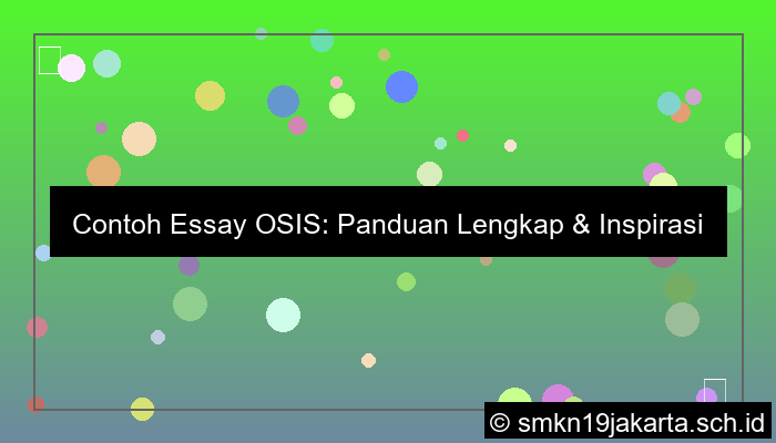 gambar contoh essay osis
