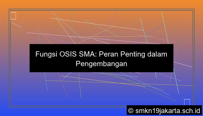 fungsi osis sma