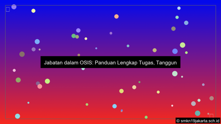 jabatan dalam osis
