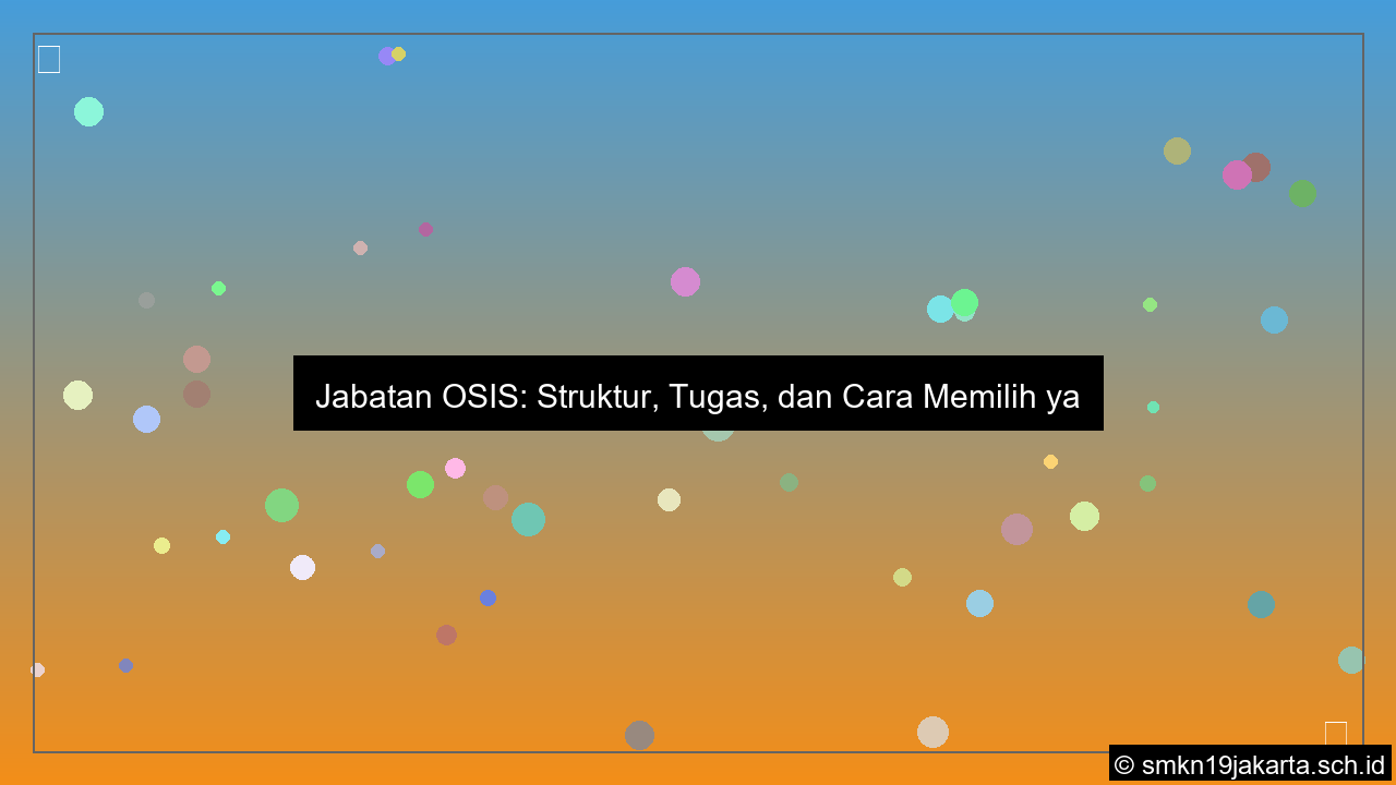 gambar jabatan yang ada di osis