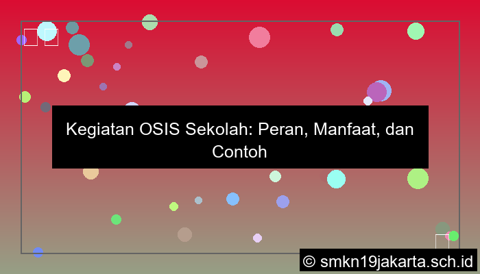 kegiatan osis di sekolah