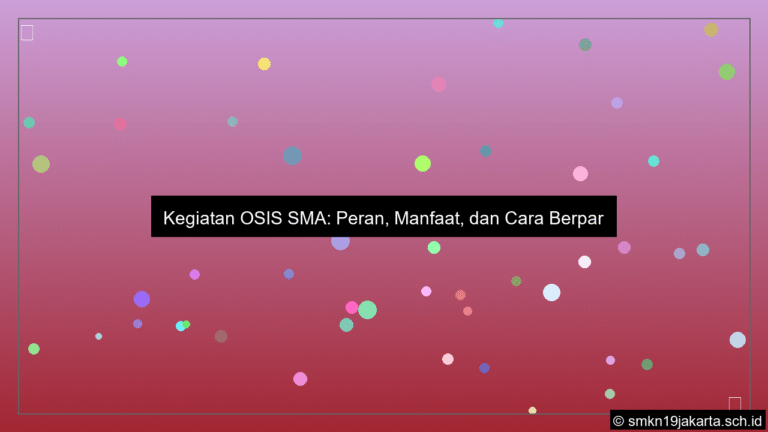 desain kegiatan osis sma