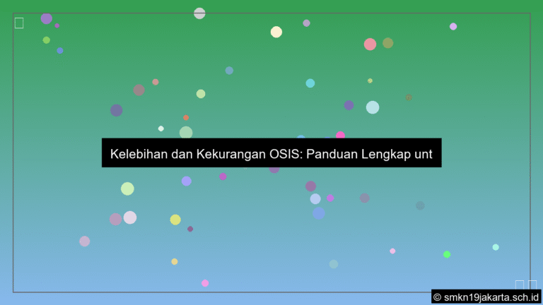 visual kekurangan dan kelebihan osis