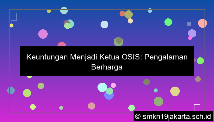 keuntungan menjadi osis
