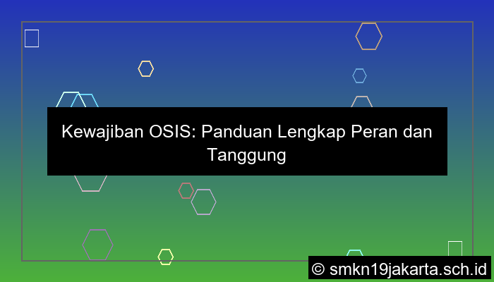 gambar kewajiban osis