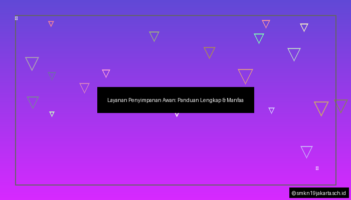gambar Layanan Penyimpanan Awan