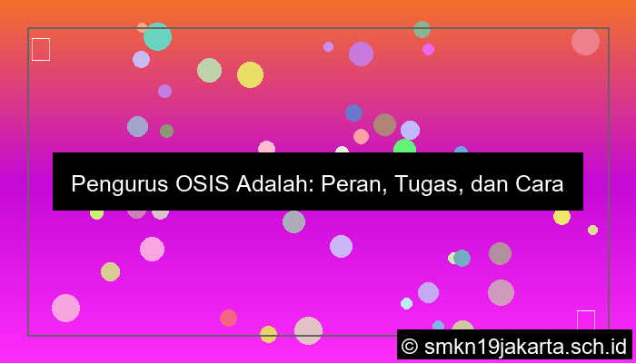 visual pengurus osis adalah