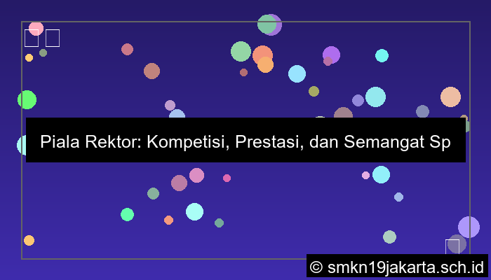 gambar piala rektor