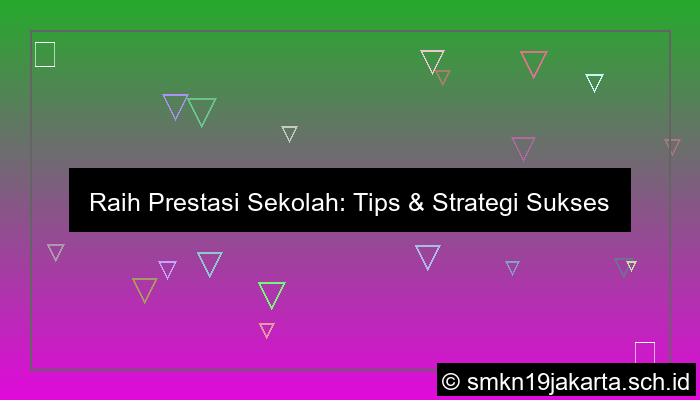 prestasi sekolah