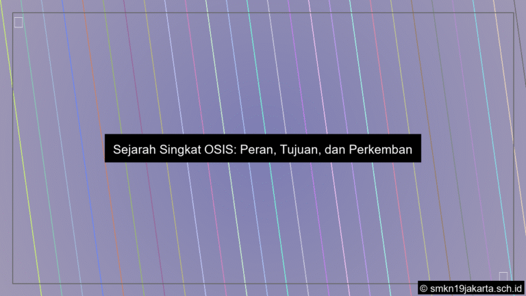 visual sejarah osis singkat
