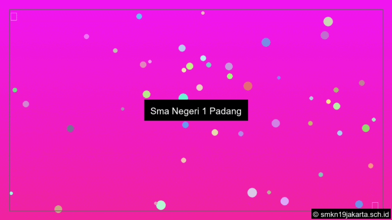 sma negeri 1 padang