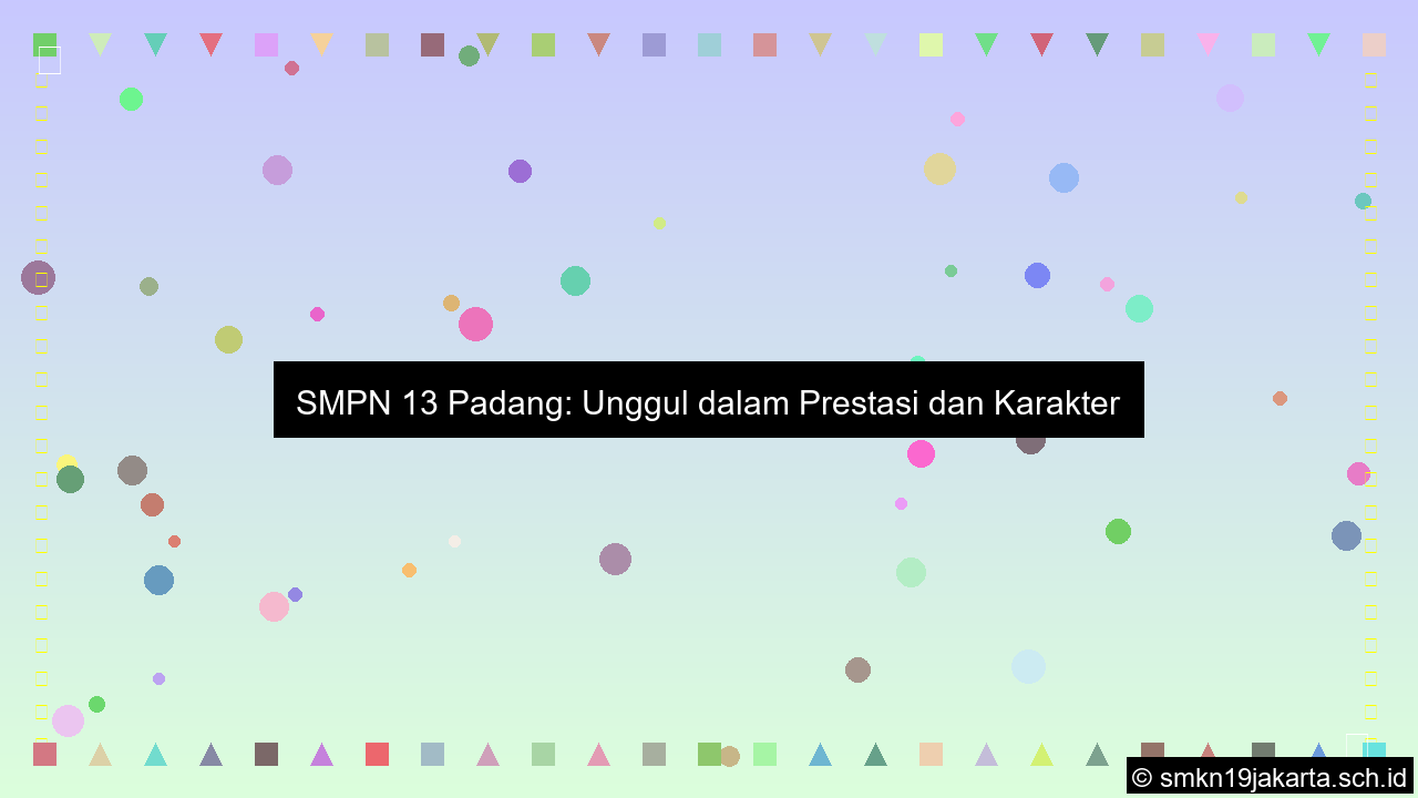 smpn 13 padang