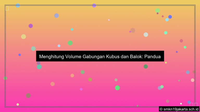 Soal volume gabungan kubus dan balok