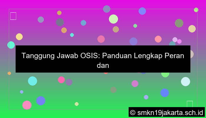 ilustrasi tanggung jawab osis