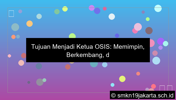 visual tujuan menjadi osis