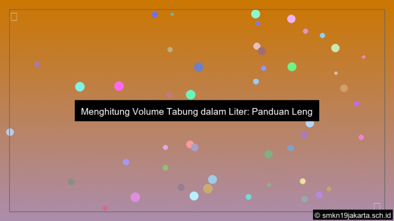 Volume Tabung Dalam Liter