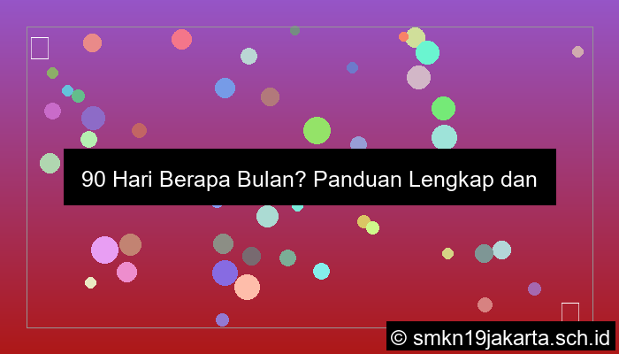 gambar 90 hari berapa bulan