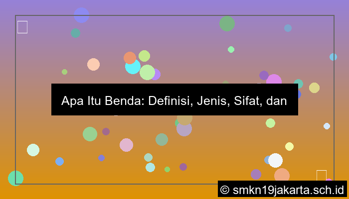 ilustrasi apa yang dimaksud benda