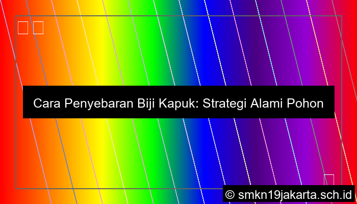grafik cara penyebaran biji kapuk