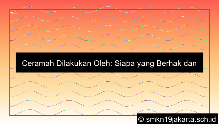 gambar ceramah dilakukan oleh