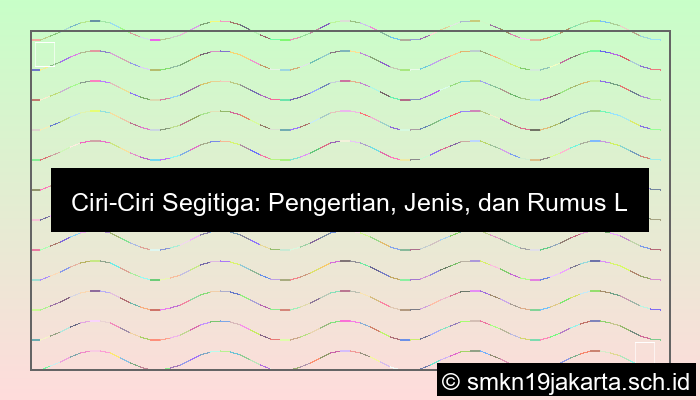 ciri ciri segitiga