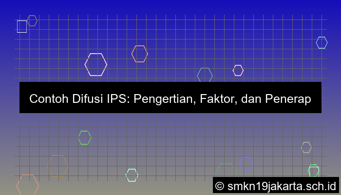 contoh difusi ips