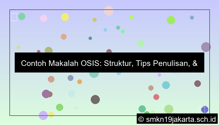grafik contoh makalah osis