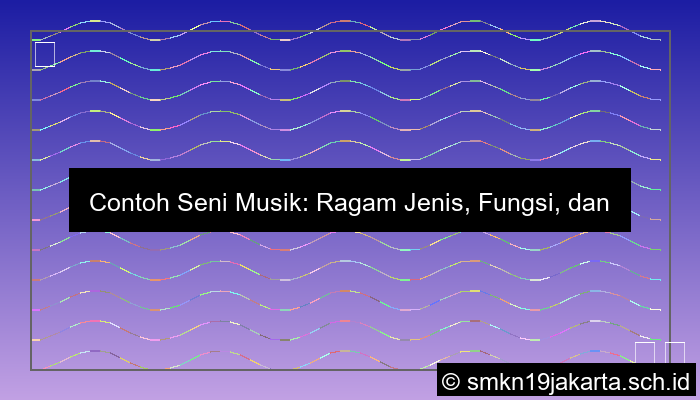 visual contoh seni musik