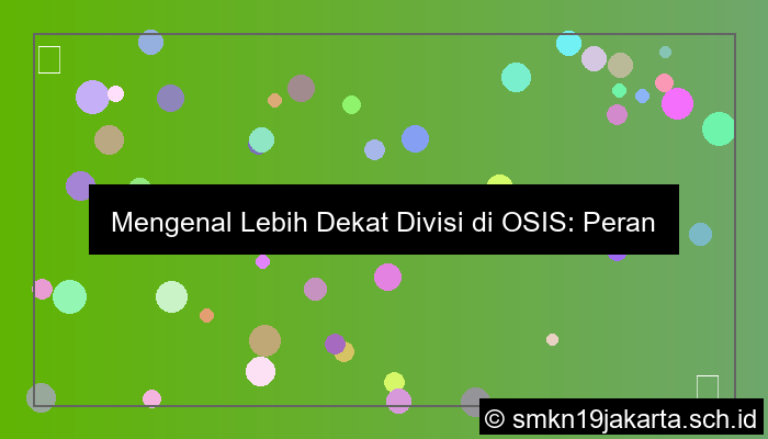 ilustrasi divisi di osis