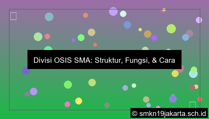 ilustrasi divisi osis sma